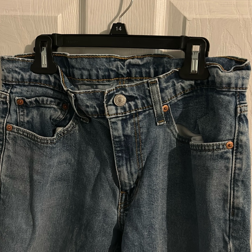 Men’s Levis 359 medium wash jeans